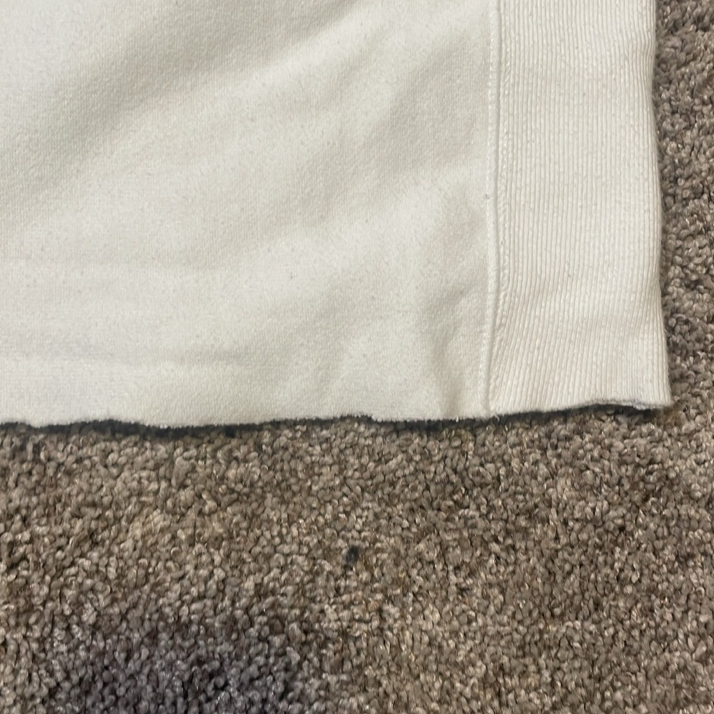 White Champion cropped crew neck sweatshirt - Picture 4 of 4